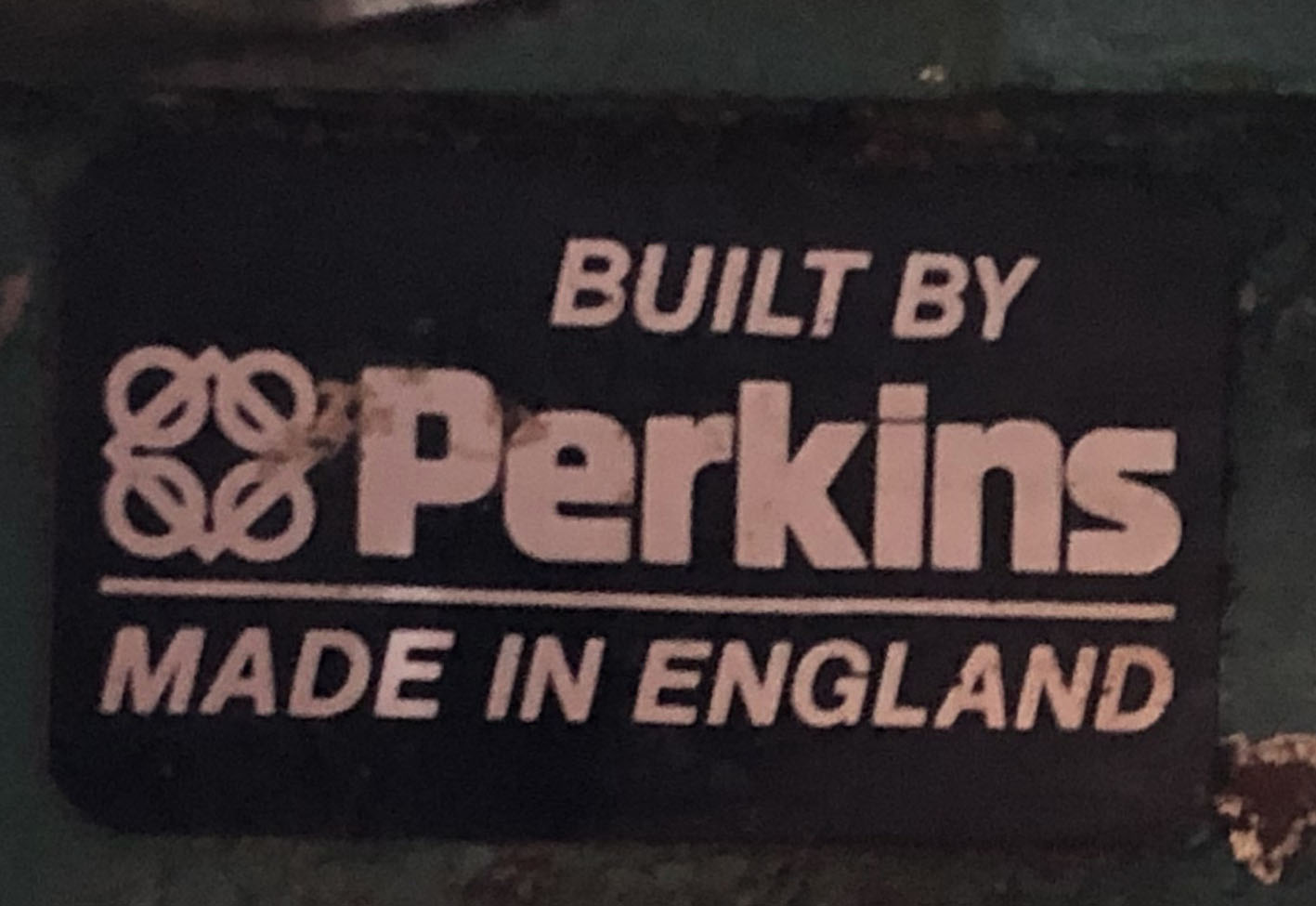 Typenschild von Perkins